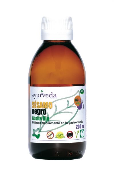 Aceite Sésamo Negro Bio 200 ml - AYURVEDA