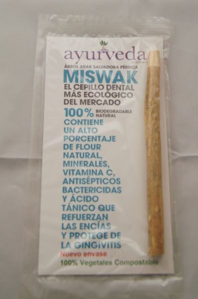 Bamboe tandenborstel Biologische Miswak - AYURVEDA