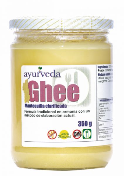 Ghee Burro di Mucca Chiarificato 350 gr - AYURVEDA