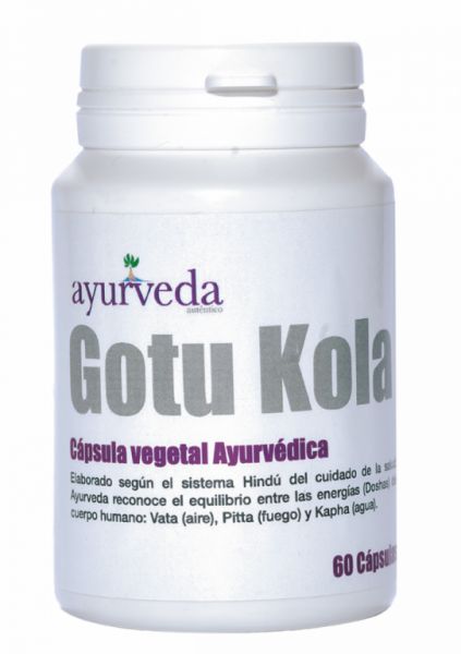 Gotukola 60 Cápsulas - AYURVEDA