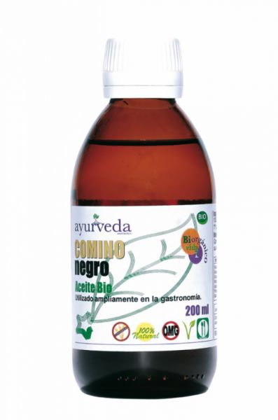 Aceite de Comino Negro Puro 200 ml - AYURVEDA