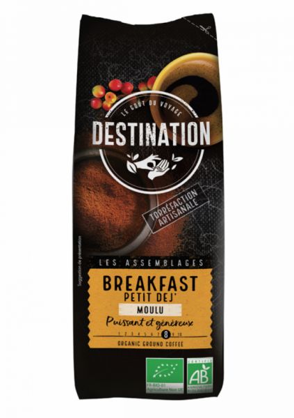 Café Moulu Petit Déjeuner 250g Bio - DESTINATION