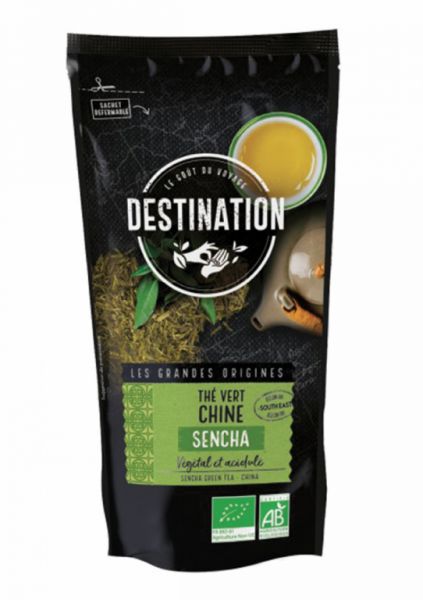 Chá Verde Chinês Sencha 80g Bio - DESTINATION