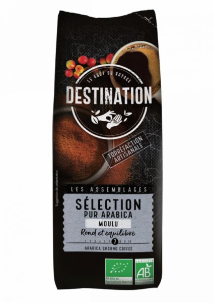 Valet av malet kaffe 250g - DESTINATION