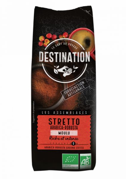 Ground Italian Stretto Coffee 250g - DESTINATION