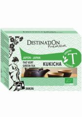 Buy DESTINATION Green Tea Kukicha Bio 20 Filters x 2 gr By 5,79€