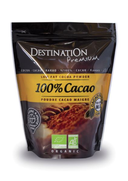 100% biologische cacao 250 g - DESTINATION