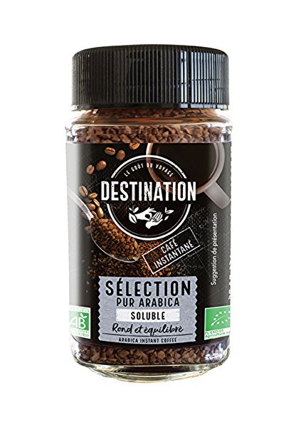 Cafe Soluble Arabica BIO 100 g - DESTINATION