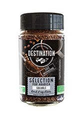 Buy DESTINATION Organic Arabica Soluble Coffee 100 g By 6,89€