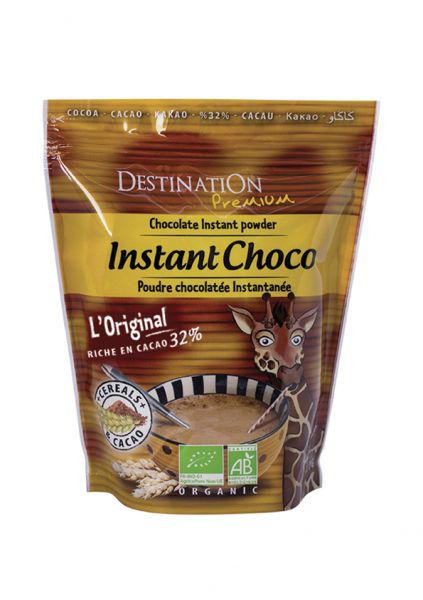 Instant Cacao 32% met Granen 400g Bio