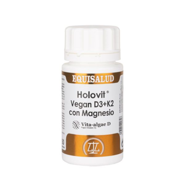 Holovit Vegan D3 K2 con Magnesio 50 Cápsulas