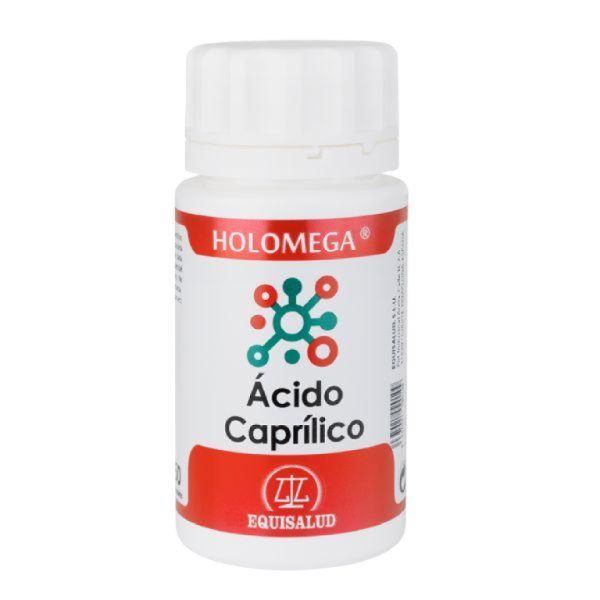 Holomega Acide Caprylique 50 Gélules - EQUISALUD