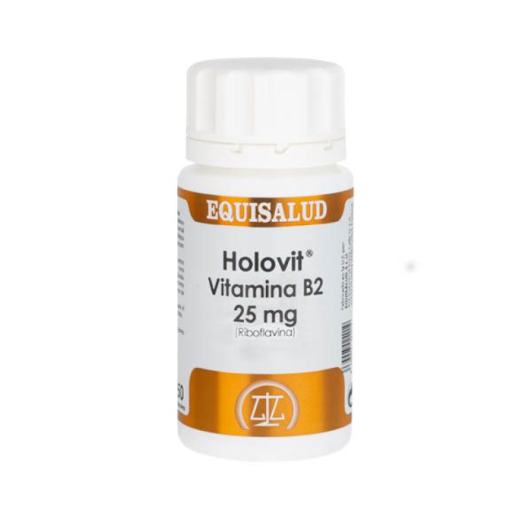 Holovit Vitamin B2 25 mg 50 Capsules - EQUISALUD