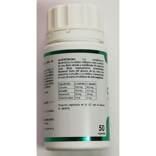 Holofit Kurkuma Plus 50 capsules - EQUISALUD Img 6