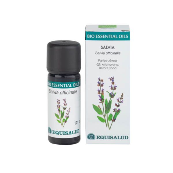 Ekologisk salvia eterisk olja 10 ml - EQUISALUD