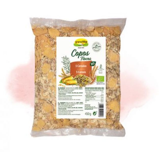 Copos 5 Cereales Bio 500 g - GRANOVITA