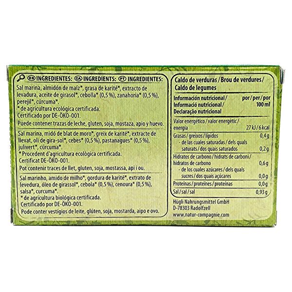 Organic Vegetable Broth in Tablets 88 g Img 2