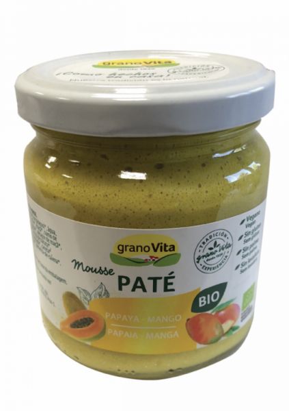 Pat Ekologisk Papaya och Mango Mousse 175 g