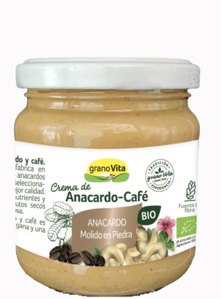 Crema de Anacardo con Café Bio 175 g - GRANOVITA