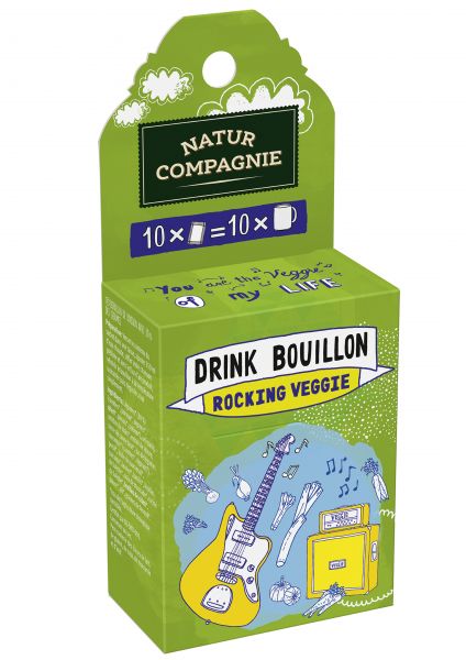 Boisson Bouillon Rocking Veggie Bio 50 g