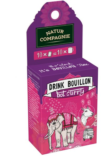 Boisson Bouillon Curry Chaud Bio 50 g - GRANOVITA