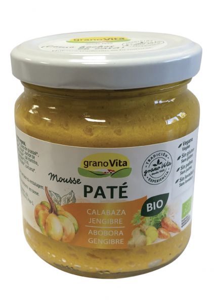 Ekologisk pumpa och ingefära Pate Mousse 175 g