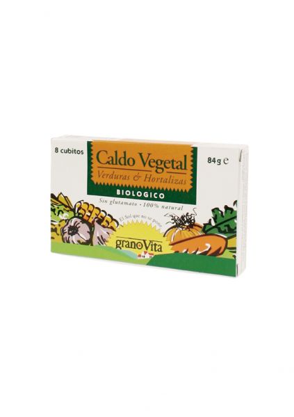 Brodo Vegetale Bio 84 g (8 cubetti) - GRANOVITA