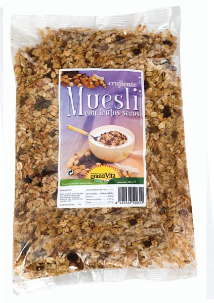 Crunchy Muesli with Nuts 750 g - GRANOVITA