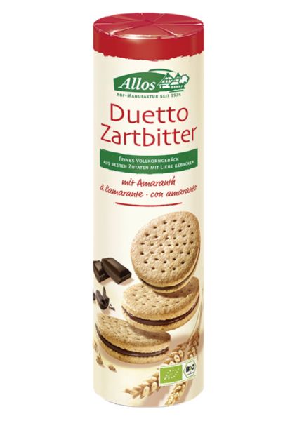 Galletas rellenas de chocolate negro Bio 330 gramos