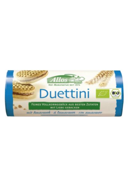 Mini biscotti ripieni di cioccolato Bio 90 grammi