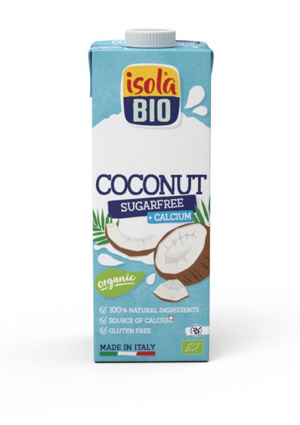 Bebida de Coco sin Azúcar Bio 1 litro - ISOLA BIO