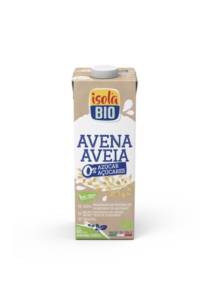 Bebida Vegetal Avena sin Azúcar Bio 1 litro