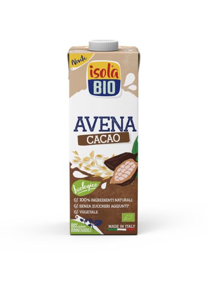 Bebida de Avena y Cacao Bio 1 litro - ISOLA BIO