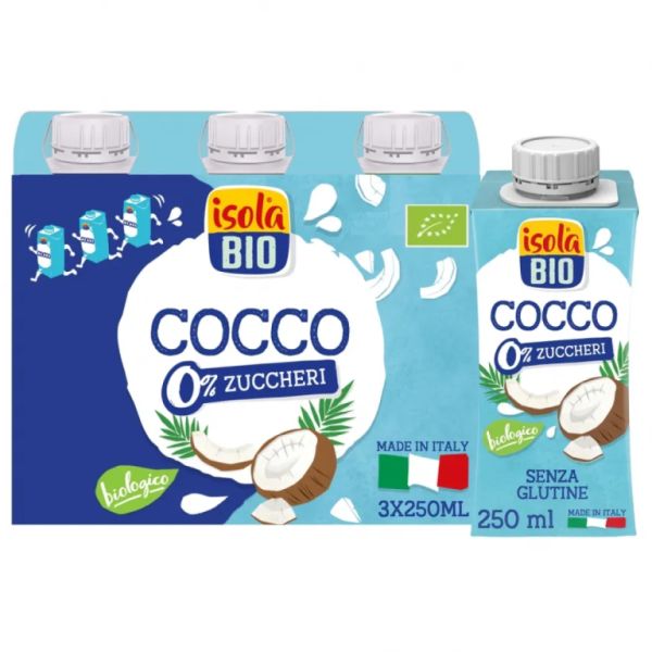 On The Go Bio 3 Bevanda al Cocco Confezione da 250 ml