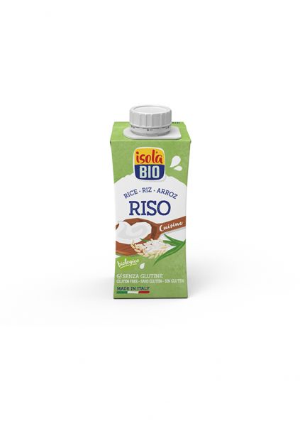 Crème de Cuisson au Riz Bio 200 ml - ISOLA BIO