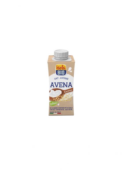 Crema para Cocinar de Avena Bio 200 ml - ISOLA BIO