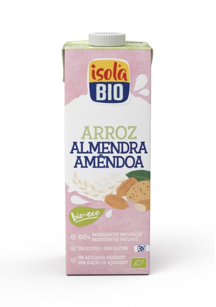 Bebida Biológica de Arroz e Amêndoa 1 litro