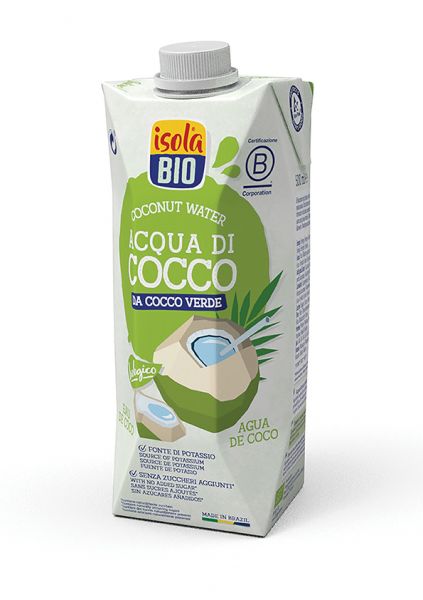 Acqua di Cocco Biologica 500 ml - ISOLA BIO