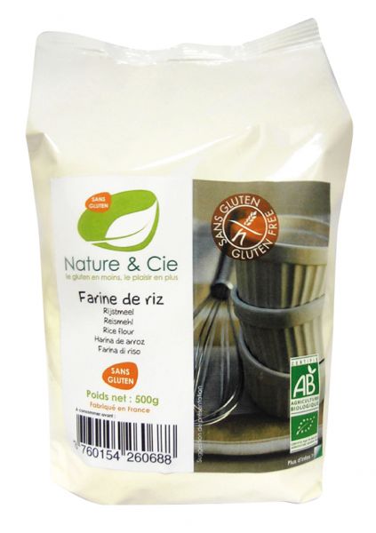 BIO GLUTENVRIJ RIJSTBLOEM 500G - NATURECIE