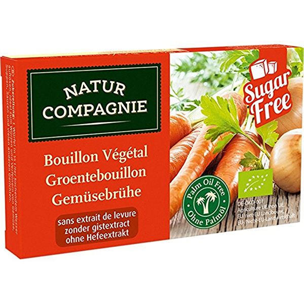 Bouillon de Légumes sans Levure en Comprimés Bio 88 gr