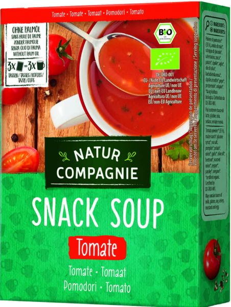 INSTANT BIO TOMATENSOEP 3X 20 gr - NATUR COMPAGNIE