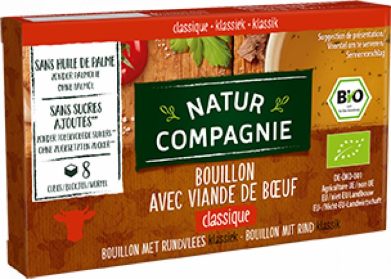 BEEF BROTH ORGANIC TABLETS 96 gr - NATUR COMPAGNIE