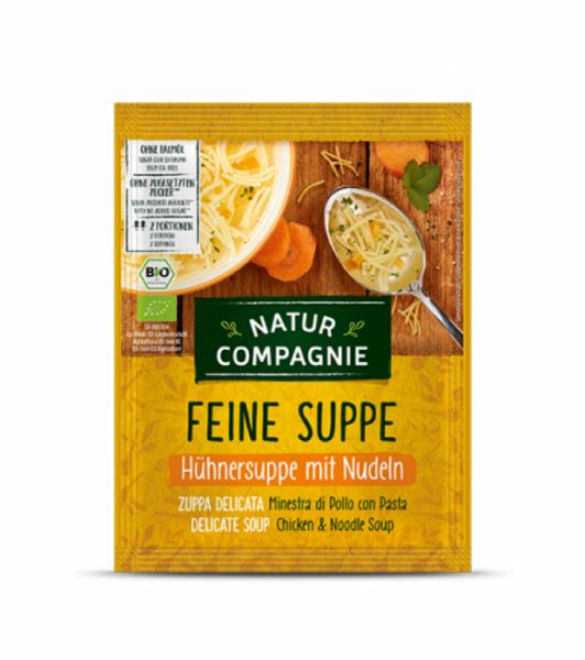 HÜHNERSUPPE MIT NUDELN 40 G BIO - NATUR COMPAGNIE