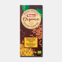 Kopen TORRAS Pure chocolade met sesam en stuifmeel 100 g Van Van 3,13€