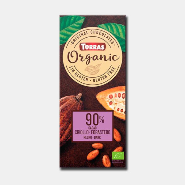 Chocolate Amargo 90% Cacau Crioulo Forasteiro 100 g