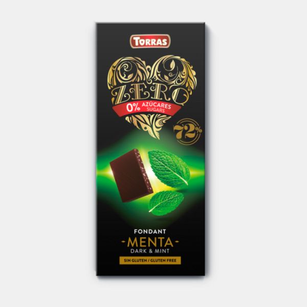 Zero Chocolate Amargo 72% Cacau e Menta 100 g