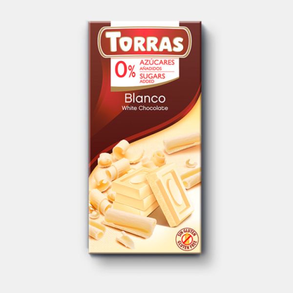 Chocolat Blanc 75g - TORRAS