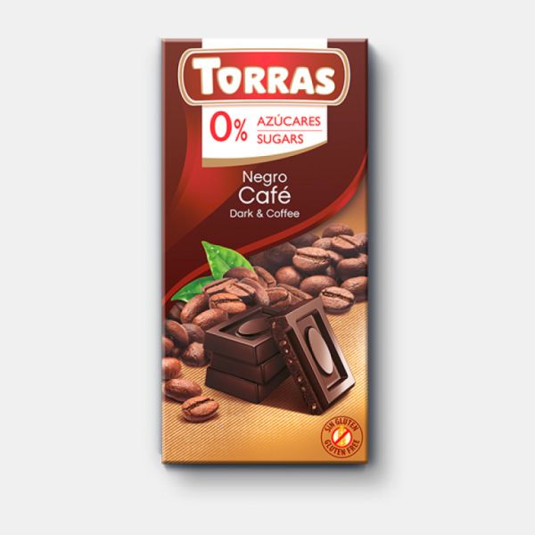 Chocolate Amargo com Café 75 g - TORRAS