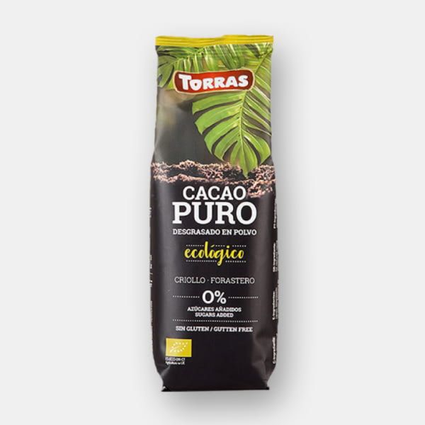 Puro Cacao Sgrassato Biologico in Polvere Senza Glutine 150 g