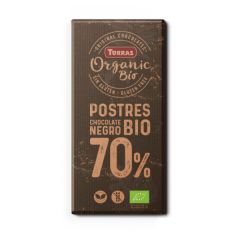 Cobertura Postres Xocolata Negra Bio 70% Cacau 200 g